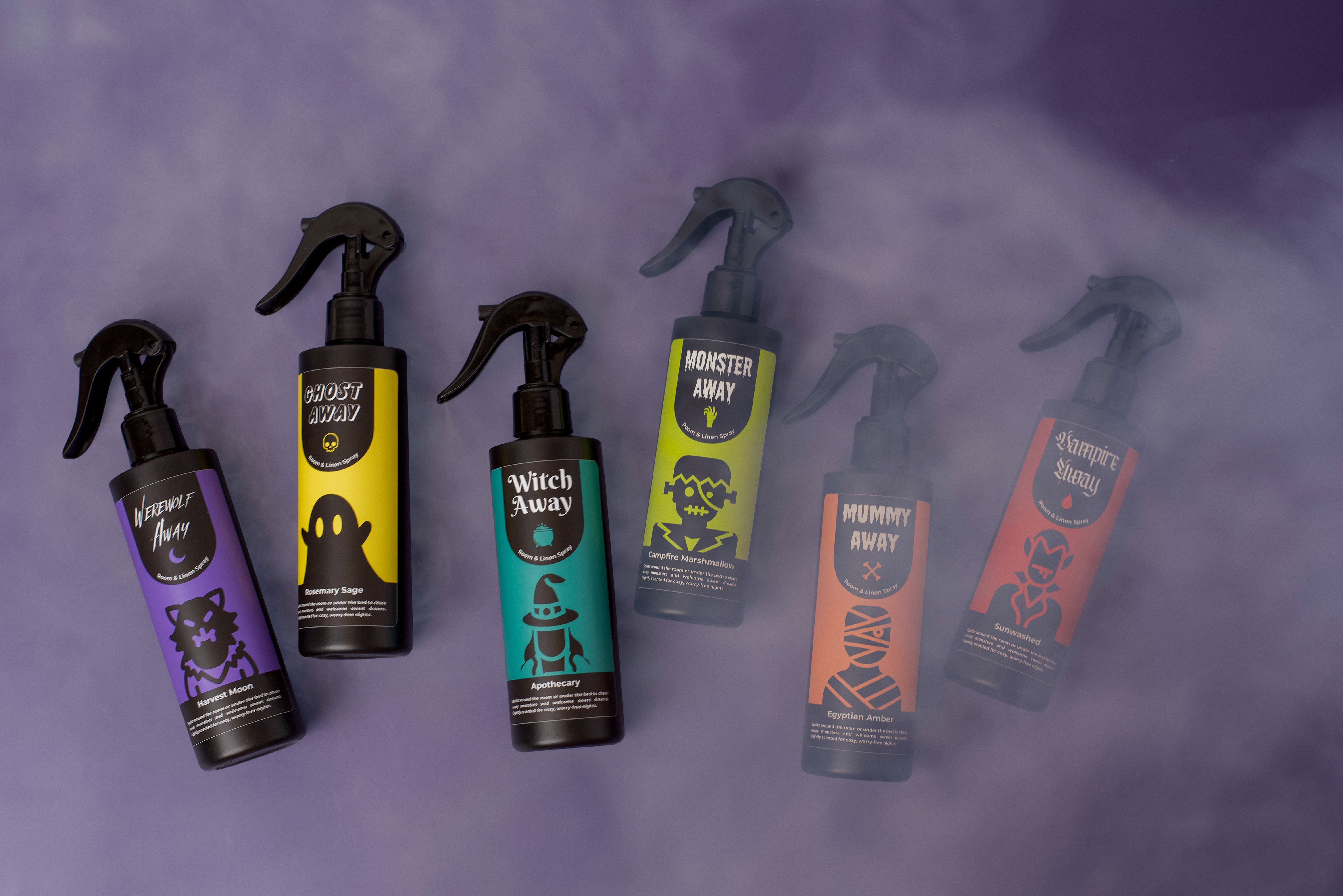 Monster away room and linen spray.